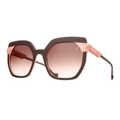 Caroline Abram Niva zonnebril - Brown & pink - optiek Lammerant