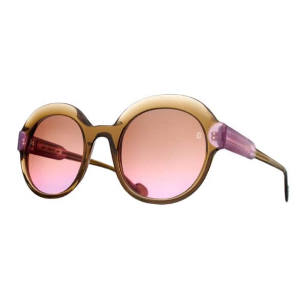 Caroline Abram Ryoko zonnebril - Green & pink - optiek Lammerant