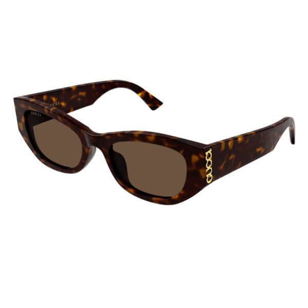 Gucci GG2044SA zonnebril - Havana Brown - optiek Lammerant