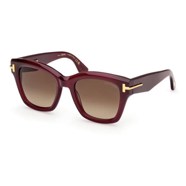 Tom Ford 1329 Icon Collection zonnebril - Burgundy - Optiek Lammerant